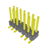 Samtec-TSM-107-02-S-DV-007 Steckverbinderleisten und Leiterplattenbuchsen Conn Unshrouded Header HDR 14 POS 2.54mm Solder ST Top Entry SMD Tube