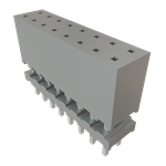 Conn Elevated Socket SKT 16 POS 2mm Solder ST Top Entry Thru-Hole Layer