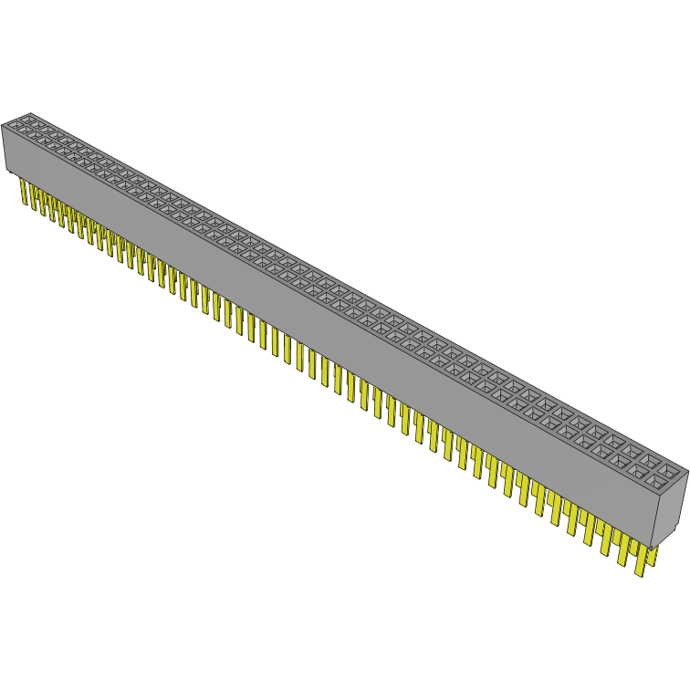 Samtec-SFMC-150-L1-S-D Steckverbinderleisten und Leiterplattenbuchsen Conn Socket Strip SKT 100 POS 1.27mm Solder ST Top Entry Thru-Hole TIGER EYE™ Tube
