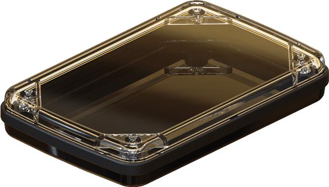 Serpac Electronic Enclosures-CX60D-CLBK-A-BK Kästen, Gehäuse und Gestelle Black Polycarbonate Waterproof Pocket Enclosure with Black Seal	 <h4><strong>CALIFORNIA&nbsp;PROPOSITION</strong> ⚠️<strong>65&nbsp;WARNING</strong>⚠️</h4>