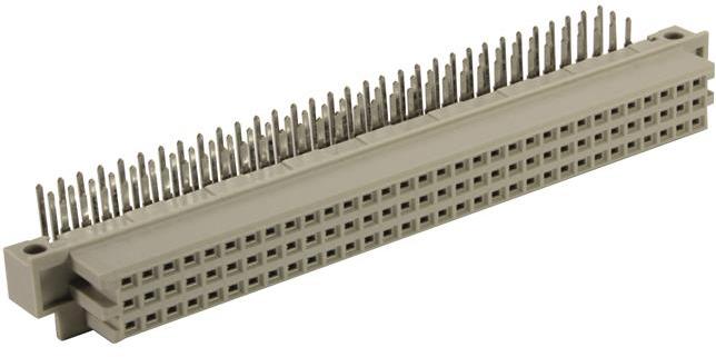 HARTING-09792967801 Backplane connettore Conn DIN 41612 F 96 POS 2.54mm Solder RA Thru-Hole