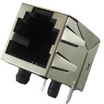 Conn Telephone/Telecom RCP 6 POS Solder RA Thru-Hole 1 Port Tray