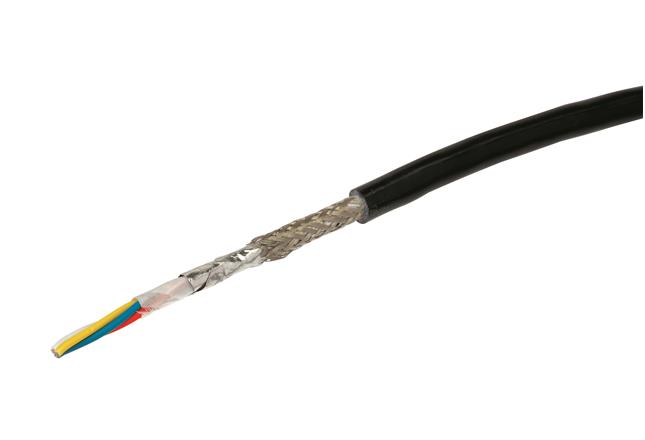 HARTING-09456000108 Kabel, Mehrleiter Multi-Conductor Cable 4Conductors 22AWG 6.8mm Black 100m