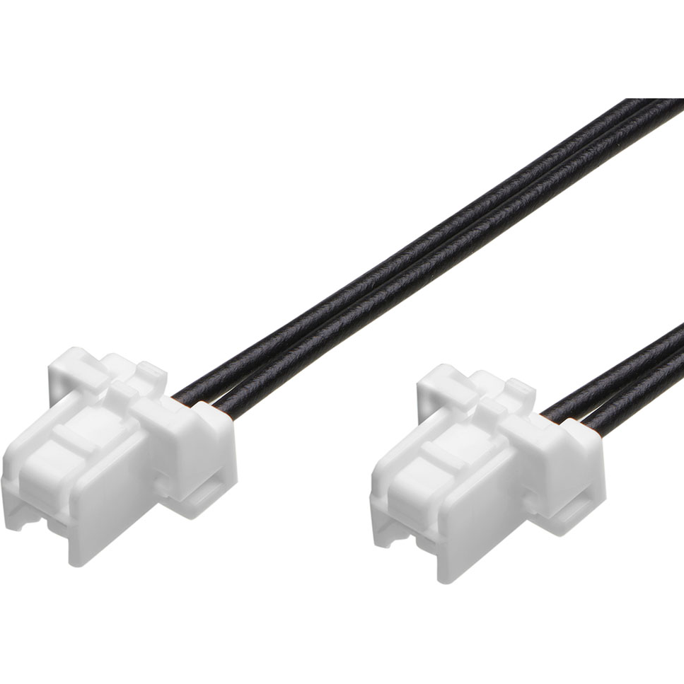 Molex-2219581024 Andere Kabelbaugruppen Cable Assembly UL 10002 0.6m 22AWG Wire to Board to Wire to Board 2 to 2 POS M-M Crimp-Crimp Bag