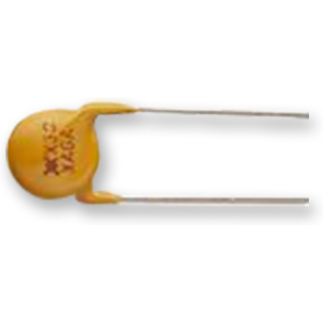 Littelfuse-RXEF030S Fusible reprogramable PTC PTC Resettable Fuse 0.3A(hold) 0.6A(trip) 72VAC/72VDC 40A 0.49W 3s 0.88Ohm Radial 7.4 X 3mm Bag