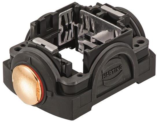 HARTING-11133000100 Schrumpfbalgenadapter Han-Yellock 30M carrier hood btn plain