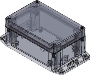 Serpac Electronic Enclosures-RBF53P06C16G-Q6544 Kästen, Gehäuse und Gestelle Gray Polycarbonate Flange Mount Watertight Electronic Enclosure	 <h4><strong>CALIFORNIA&nbsp;PROPOSITION</strong> ⚠️<strong>65&nbsp;WARNING</strong>⚠️</h4>