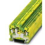 Conn Feed-Through Terminal Block F 3 POS Spring Cage Cable Mount