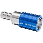 Amphenol-SQD-06SBDN-PBE001 热量管理配件 Thrml Mgmt Access Liquid Cooling Socket Blue Staniless Steel