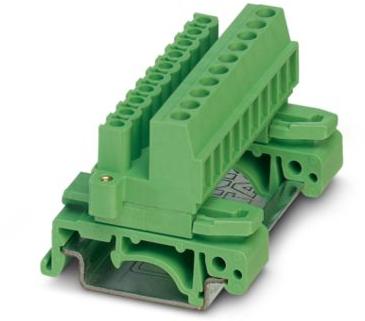 PHOENIX CONTACT-1859276 Steckverbinder, Klemmenblöcke Conn DIN Rail F 12 POS 5.08mm Screw T DIN Rail 12A