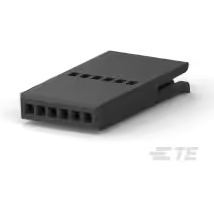 TE Connectivity-487544-3 Gaine de câblage de raccordement discret Conn Housing RCP 6 POS 1.27mm Crimp ST Cable Mount Black Package