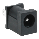 Conn DC Power Jack RCP 2 POS Solder ST Thru-Hole 3 Terminal 1 Port