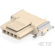 TE Connectivity-384975-E Steckverbinderleisten und Leiterplattenbuchsen Conn Wire to Board F 4 POS 1.27mm Solder RA Side Entry SMD
