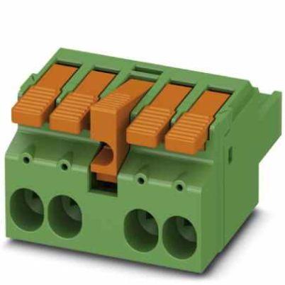 PHOENIX CONTACT-1716930 Steckverbinder, Klemmenblöcke Conn Terminal Block F 2 POS 7.62mm Push-In Spring RA Cable Mount 41A Cardboard