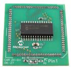 Microchip Technology-MA180012 Development Kits and Tools PIC18LF25J10 Microcontroller Socket Board