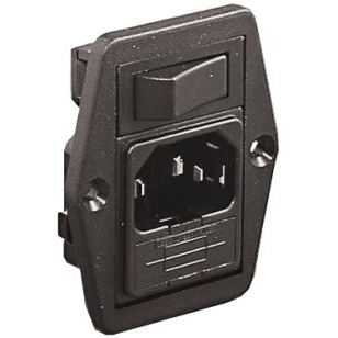 Bulgin Components PLC-BVB15/Z0000/08 Spannungsversorgungseingangsmodule Power Entry Module Unfiltered M 3 POS 250VAC 10A Switch ST 1 Port