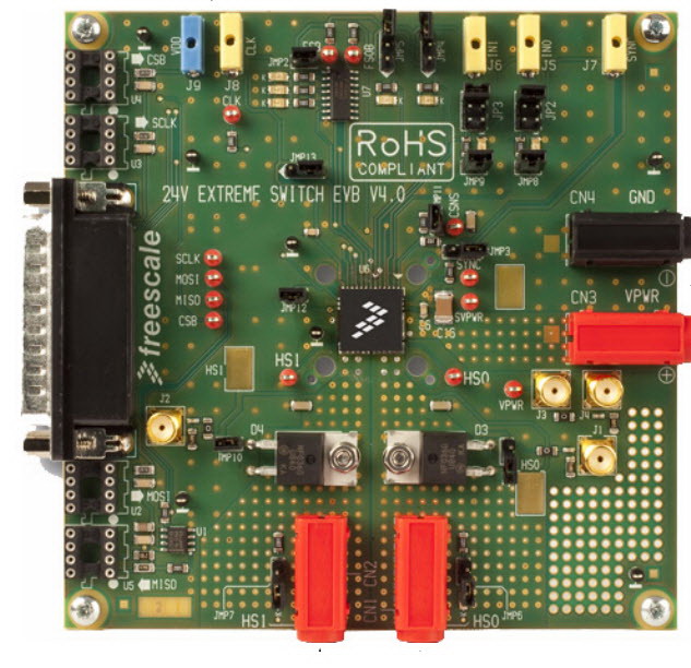 NXP Semiconductors-KIT06XS4200EVBE Power Management Development Boards and Kits MC06XS4200 Power Switch Evaluation Kit
