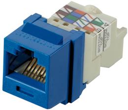 Panduit-NK6TMBU Steckverbinder, Telefon und Telekommunikation Conn RJ-45 F 8 POS IDT ST Cable Mount 8 Terminal 1 Port Cat 6