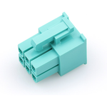 Conn Housing RCP 6 POS 4.2mm Crimp ST Cable Mount Green Bag