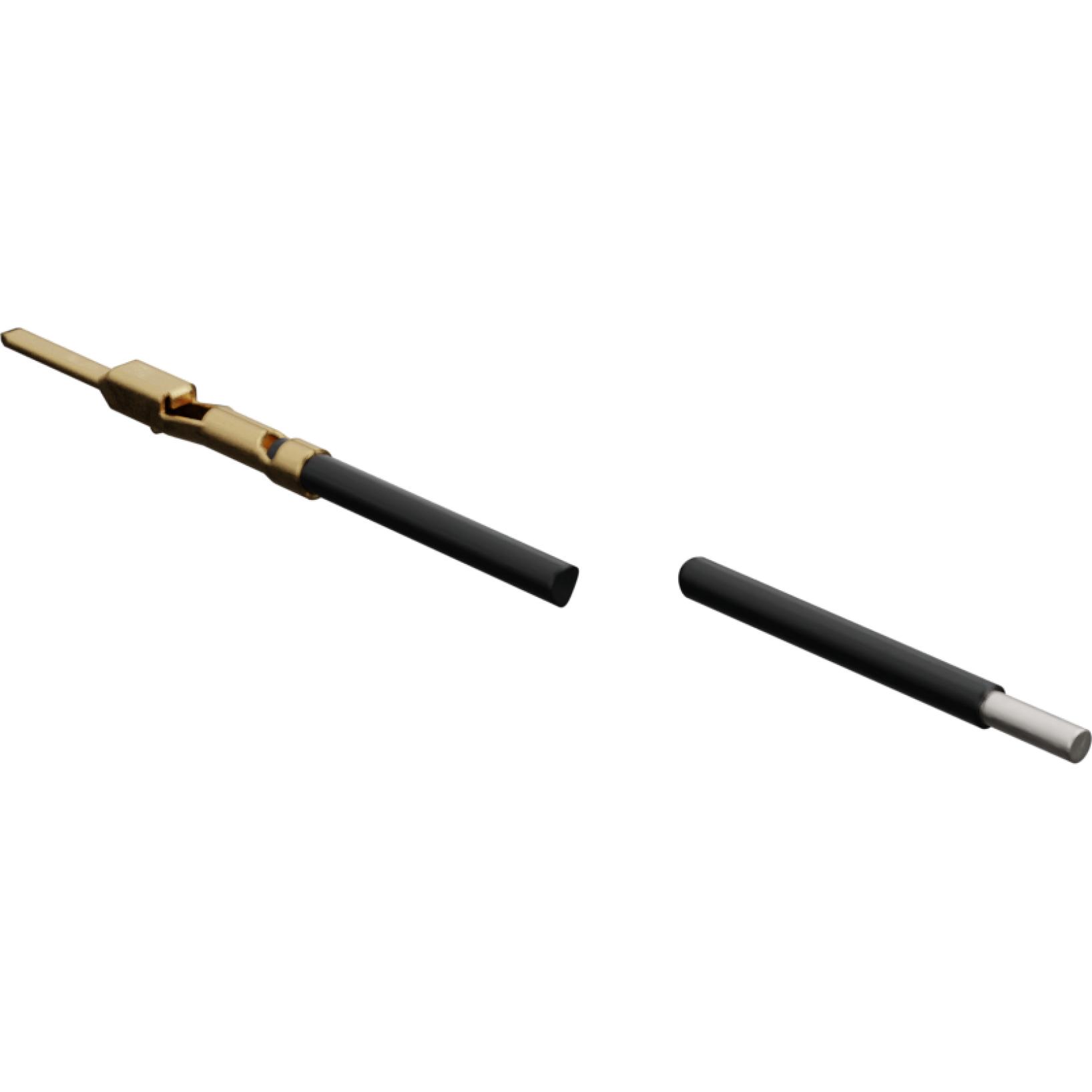 Molex-2163031206 Andere Kabelbaugruppen Cable Assembly TXL 0.6m 18AWG Crimp Terminal 1 POS M Crimp Bag