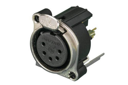 Neutrik Group-NC5FBV Connector Circular 5 Pole Female Xlr Receptacle, Grounding Separate