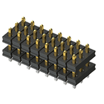 Conn Board Stacker HDR 36 POS 2mm Solder ST Top Entry Thru-Hole Bulk