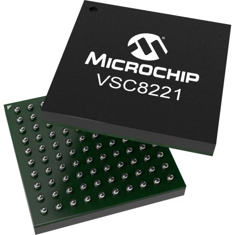 Microchip Technology-VSC8221XHH PHY PHY 1-CH 10Mbps/100Mbps/1Gbps/1.25Gbps 1.2V/3.3V 100-Pin TFBGA Tray