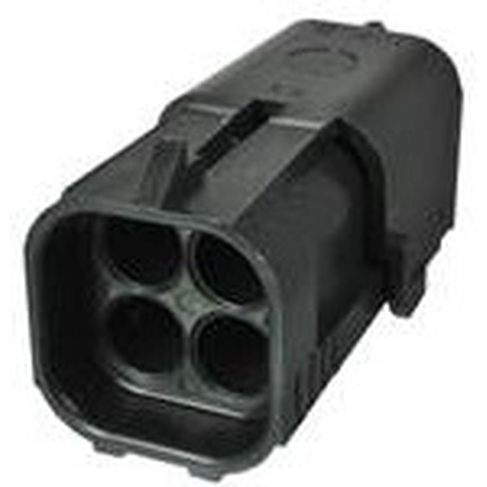 Delphi-12015024 Gaine de câblage de raccordement discret Conn Housing PL 4 POS Crimp RA Cable Mount Black