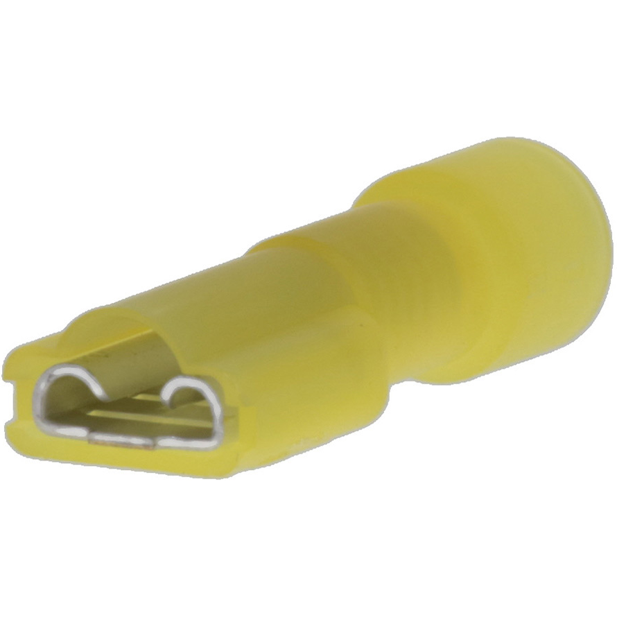 Molex-0196060001 连接器端子 Quick Disconnect Terminal 10-12AWG Brass Yellow F 26.1mm Electro Tin InsulKrimp™ T/R