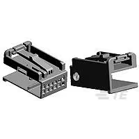 TE Connectivity-2-1355524-3 Accessoires de raccordement Connector Accessories Cover Straight Glass Filled Polybutylene Terephthalate Natural Box