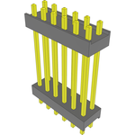 Conn Board Stacker HDR 12 POS 2.54mm Solder ST Top Entry Thru-Hole Bulk