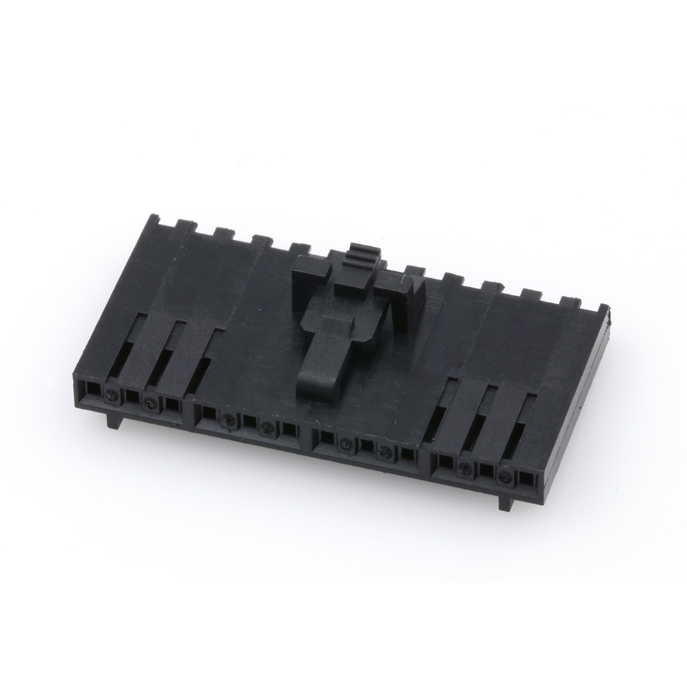 Molex-0050579412 Einzeladersteckverbinder, Gehäuse Conn Housing RCP 12 POS 2.54mm Crimp ST Cable Mount Black SL™ Bag