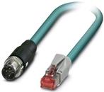 PHOENIX CONTACT-1408712/93E/6.5M Andere Kabelbaugruppen Cable Assembly Ethernet 26AWG M12 Circular to RJ-45 PL-PL