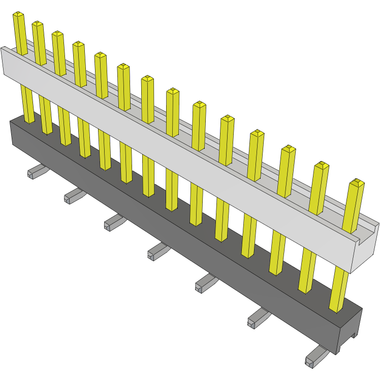 Samtec-HW-14-15-S-S-437-SM Connector Headers and PCB Receptacles Conn Board Stacker HDR 14 POS 2.54mm Solder ST Top Entry SMD Tube