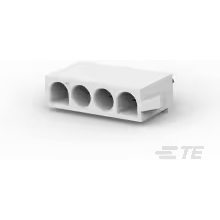 TE Connectivity-350584-1 Cabezales del conector y receptáculos PCB Conn Wire to Board HDR 4Power POS 6.35mm Solder ST Thru-Hole Bag