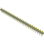 Conn Unshrouded Header HDR 28 POS 2.54mm Solder ST Top Entry Thru-Hole Tube