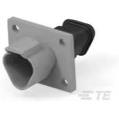 TE Connectivity-DT04-3P-LE08 Einzeladersteckverbinder, Gehäuse Conn Housing RCP 3 POS 10.01mm Crimp ST Panel Mount Gray Package