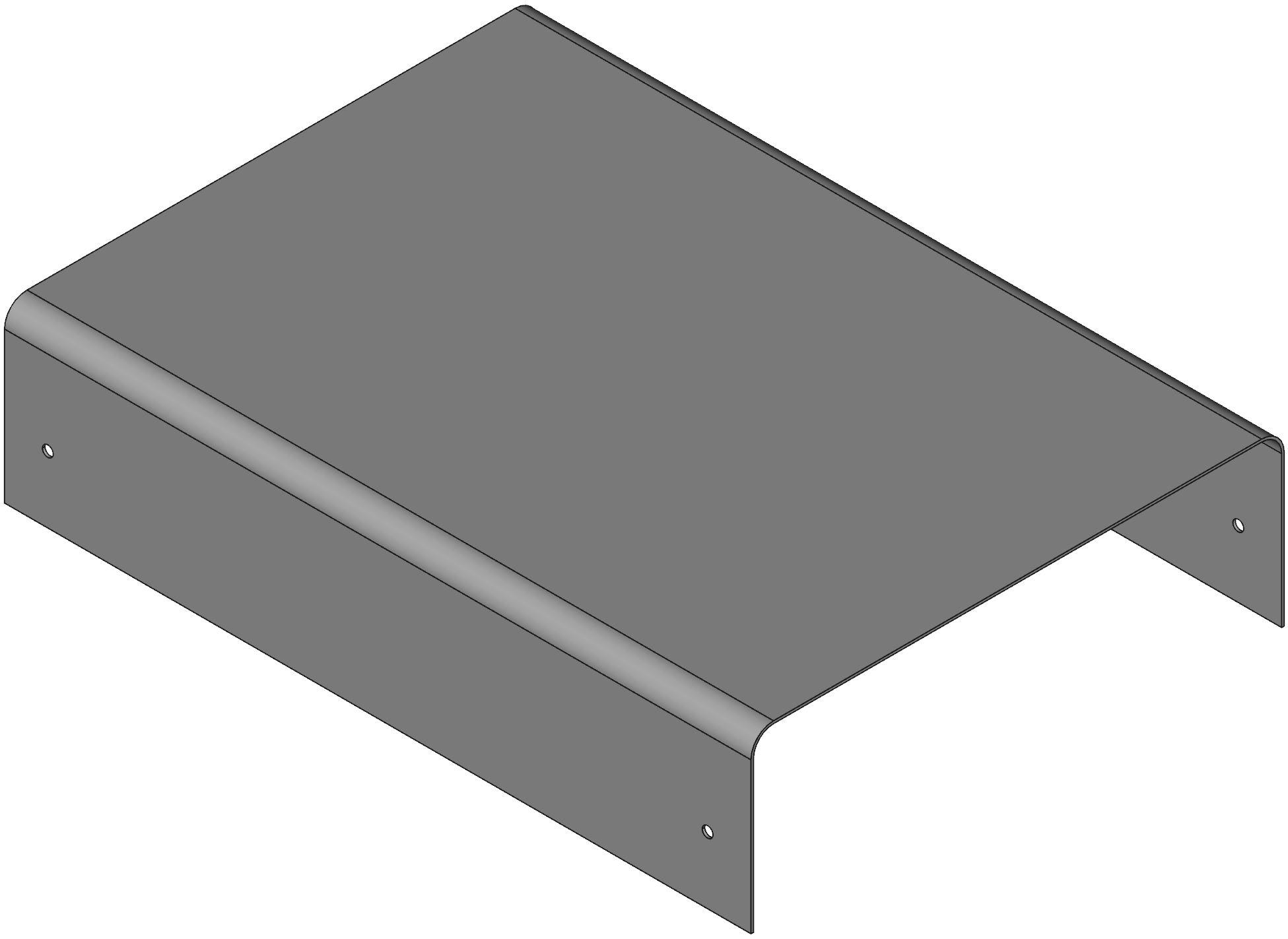 Hammond Manufacturing-1401K  Black/Gray Steel/Aluminum Instrument Enclosure