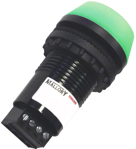 Mallory Sonalert Products-ZT028LDIC3G Audioanzeigen und -alarme Audio Indicator Piezo 20VDC 28VDC 25mA 3400Hz to 4400Hz Panel Mount Bulk