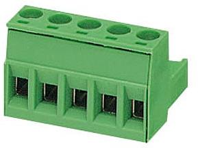 PHOENIX CONTACT-1849037 Steckverbinder, Klemmenblöcke Conn PC Terminal Block F 5 POS 5.08mm Screw Cable Mount 12A Cardboard