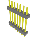Conn Board Stacker HDR 7 POS 2.54mm Solder ST Top Entry Thru-Hole Bulk
