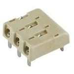 LED connector Wire to board, Height 4,00mmWidth 11,95mm, angled THR, 3pin, 9A, wave soldering reflow soldering