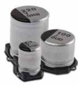 Illinois Capacitor-AVES476M25D16T-F Condensatore alluminio Cap Aluminum Lytic 47uF 25V 20% (6.3 X 5.3mm) SMD 5.6 Ohm 0.06A 1000h 105°C T/R