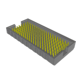 Conn Array Terminal HDR 160 POS 1.27mm Solder ST SMD Tray
