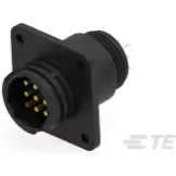 TE Connectivity-208223-9 Steckverbinder, rund Conn Circular PIN 9 POS Solder ST Thru-Hole 9 Terminal 1 Port Standard