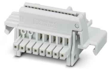 PHOENIX CONTACT-TBUS8-18.8-PPPPPPPS-7035 Steckverbinder, Klemmenblöcke Conn Bus Connector 8 POS 2.54mm T DIN Rail 6A