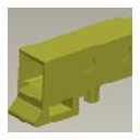 Amphenol Communications Solutions-10045367-101LF 连接器配件 Mechanical Guidance Modules, Backplane Connectors, 7.2mm Guide Module Receptacle low profile