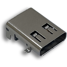 Switchcraft-RAHPCUC31AU1TR Connector USB Conn USB 3.1 Type C RCP 24 POS 0.5mm/(0.46mm/0.85)mm Solder RA SMD/Thru-Hole 24 Terminal 1 Port T/R