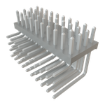 Conn Unshrouded Header HDR 40 POS 2mm Solder RA Side Entry Thru-Hole Tube