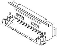 Molex-49456-1017 FFC-FPC 连接器 Conn FFC Connector SKT 10 POS 1mm Solder RA SMD BackFlip™ T/R